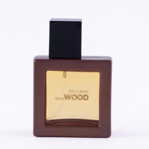 عطر جیبی زنانه دلگادو مدل شی وود با رایحه خنک حجم 25 میلی‌لیتر